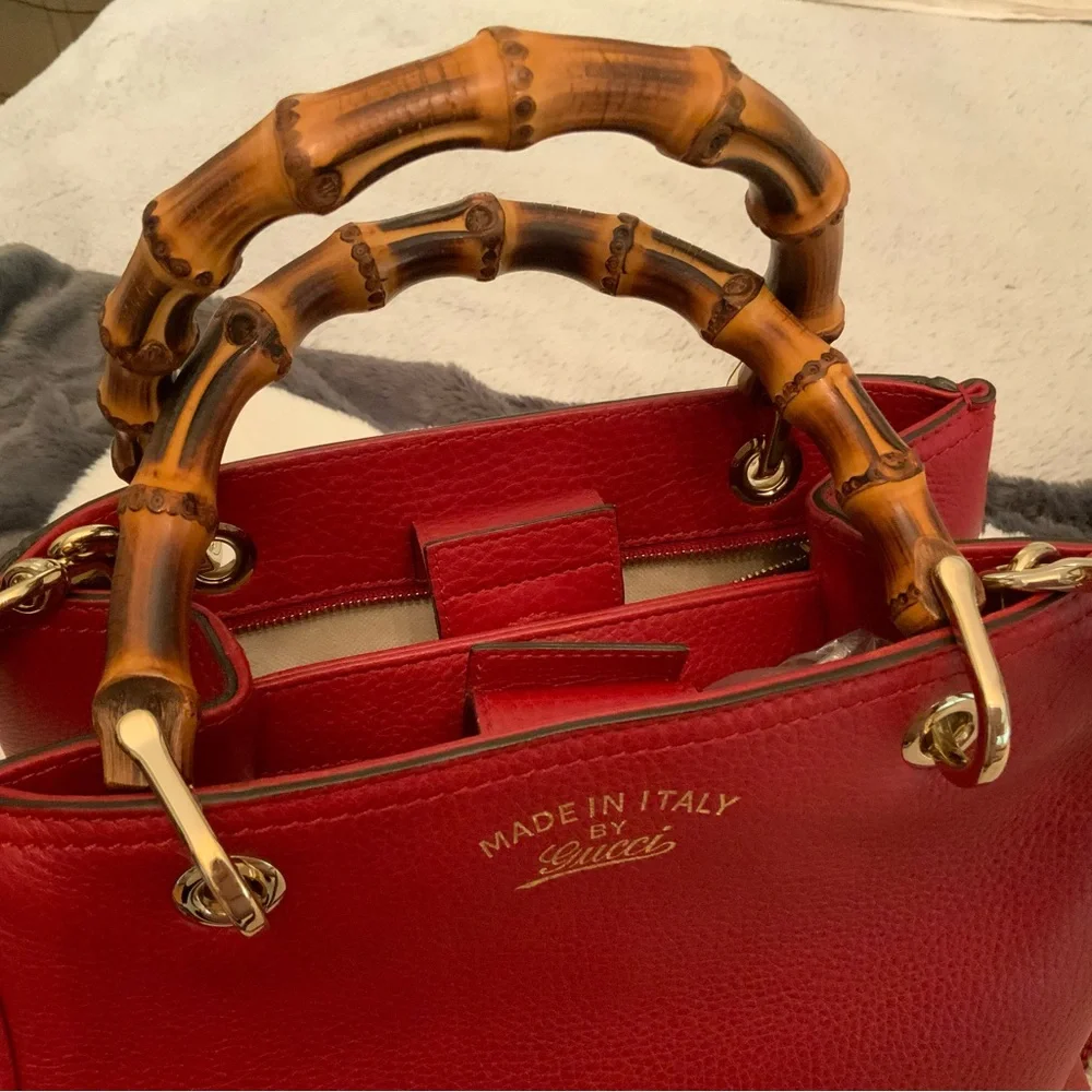 Gucci Mini Bamboo Shopper Tote - Picture 2 of 13